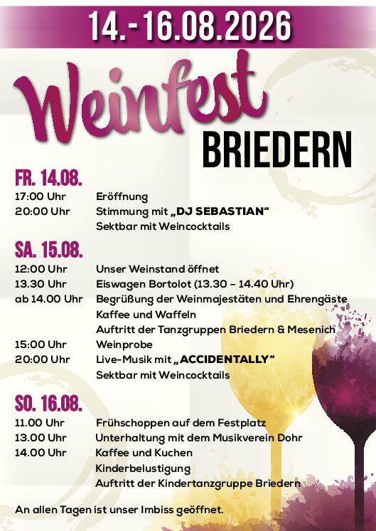 In Briedern wird gefeiert: